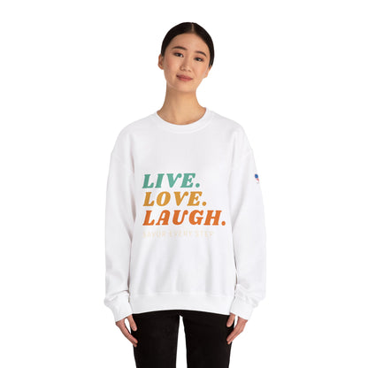 Sudadera unisex con cuello redondo Savor Life