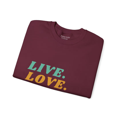 Sudadera unisex con cuello redondo Savor Life