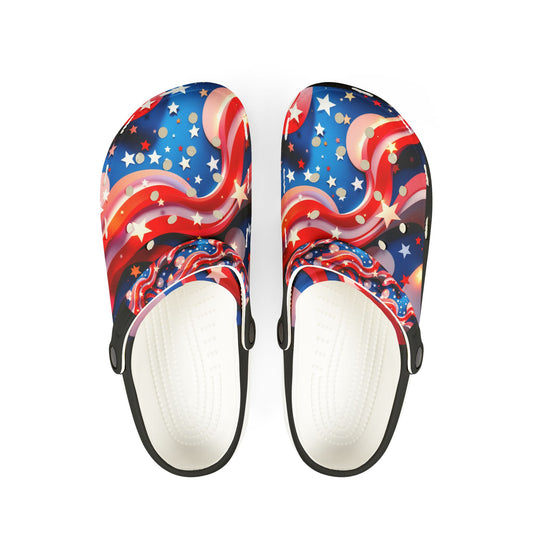 StarSpangled Clogs